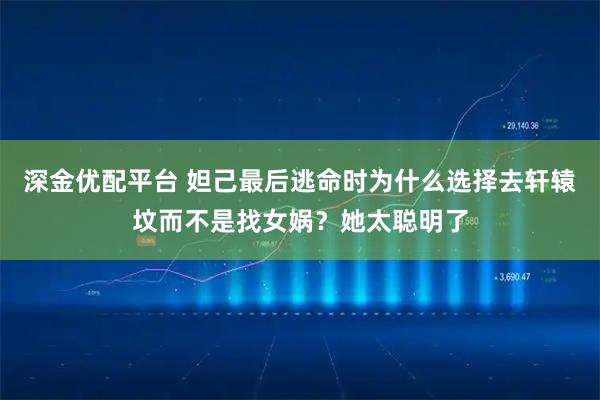 深金优配平台 妲己最后逃命时为什么选择去轩辕坟而不是找女娲？她太聪明了